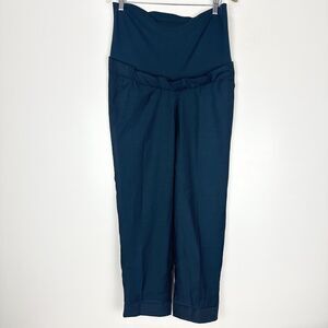 Gucci Women's Uniform Wool Mohair Trouser Pants Blue Size 42